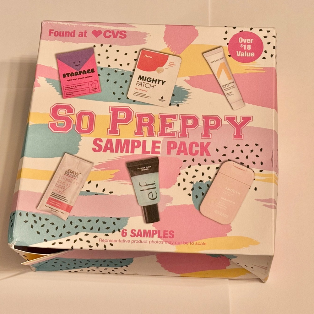 6-Piece Back to School Preppy Set sampler pack new